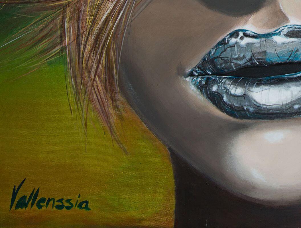 Metallic-original painting-detail01