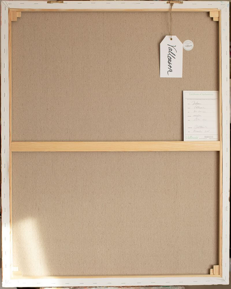 Distance-original painting back