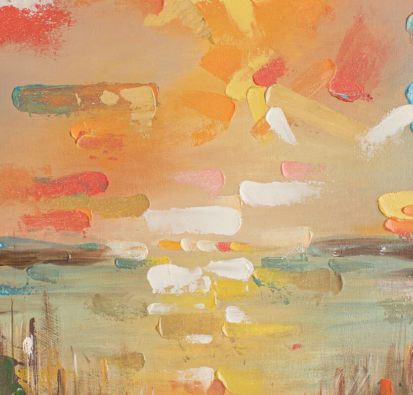 Distance-original painting details02