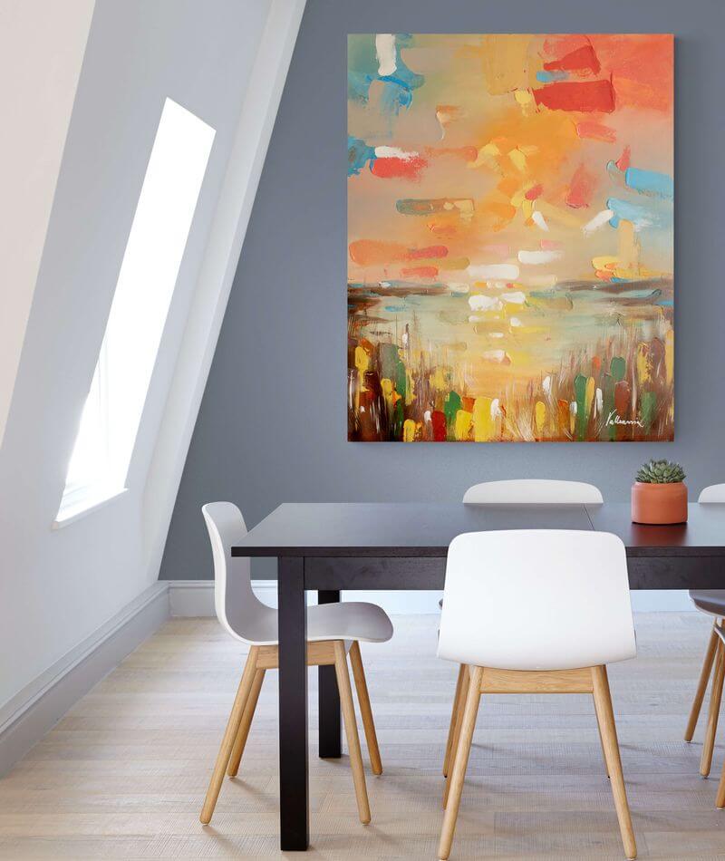 Distance-original painting room view
