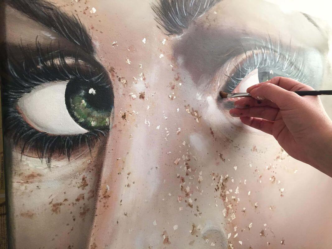 Freckles Original Painting