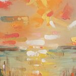 Distance Print on Canvas and Original Painting