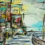 Lighthouse Original Painting and Print on Canvas