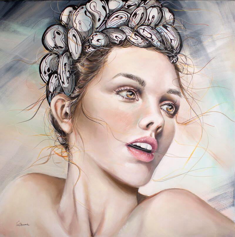 Vallenssia original painting Out of Reach